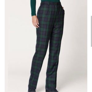 Wool pendleton plaid trousers size 8
